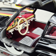 Load image into Gallery viewer, Bburago Mercedes-Benz 300 SL (1954) Gullwing Black #3015 1:18 Die Cast Car