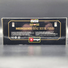 Load image into Gallery viewer, Bburago Mercedes-Benz 300 SL (1954) Gullwing Black #3015 1:18 Die Cast Car