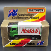 Load image into Gallery viewer, Matchbox 1987 Dodge Commando Delivery Truck Green MB-72 Minties Limted Edition