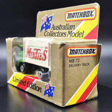 Load image into Gallery viewer, Matchbox 1987 Dodge Commando Delivery Truck Green MB-72 Minties Limted Edition