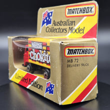 Load image into Gallery viewer, Matchbox 1988 Dodge Commando Delivery Truck Red MB-72 Chokito Limited Edition