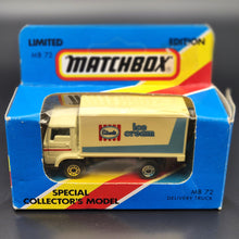 Load image into Gallery viewer, Matchbox 1987 Dodge Commando Delivery Truck White MB-72 Streets Ice Cream Special Edition