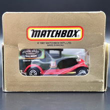 Load image into Gallery viewer, Matchbox 1990 Ford Model A Van John West Salmon Dark Green Series 1-75 MB38 Boxed