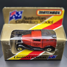 Load image into Gallery viewer, Matchbox 1993 Ford Model A Van PMG Australian Mail Van Red 1-75 Series MB38 Boxed