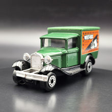 Load image into Gallery viewer, Matchbox 1990 Ford Model A Van Sanitarium-Weet-Bix Health Biscuit Dark Green Series 1-75 MB38 Boxed