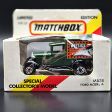 Load image into Gallery viewer, Matchbox 1990 Ford Model A Van Sanitarium-Weet-Bix Health Biscuit Dark Green Series 1-75 MB38 Boxed