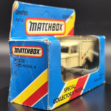 Load image into Gallery viewer, Matchbox 1989 Ford Model A Van The Australian White Series 1-75 MB38 Limited Edition Boxed