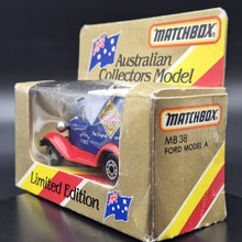 Load image into Gallery viewer, Matchbox 1990 Ford Model A Van Smith's Crisps Australia Blue 1-75 Series MB38 Boxed