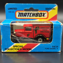 Load image into Gallery viewer, Matchbox 1983 Ford Model A Van Arnott's Bicuits Red Series 1-75 MB38 Limited Edition Boxed