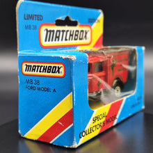 Load image into Gallery viewer, Matchbox 1983 Ford Model A Van Arnott's Bicuits Red Series 1-75 MB38 Limited Edition Boxed