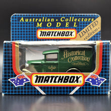 Load image into Gallery viewer, Matchbox 1989 Ford Model A Van Powerhouse Dark Green Series 1-75 MB38 Limited Edition Boxed