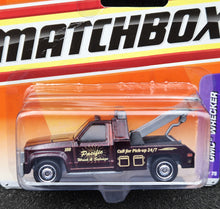 Load image into Gallery viewer, Matchbox 2010 GMC Wrecker Burgundy #73 City Action 1/15 New