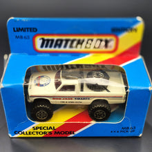 Load image into Gallery viewer, Matchbox 1985 4x4 Open Back Pickup Truck White MB63 Bob Jane T-Marts Limited Edition Boxed