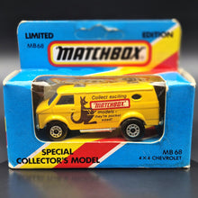 Load image into Gallery viewer, Matchbox 1982 4x4 Chevrolet Van Yellow MB68 Club Models Limited Australian Edition Boxed