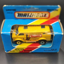 Load image into Gallery viewer, Matchbox 1982 4x4 Chevrolet Van Yellow MB68 Club Models Limited Australian Edition Boxed
