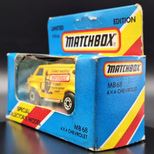 Load image into Gallery viewer, Matchbox 1982 4x4 Chevrolet Van Yellow MB68 Club Models Limited Australian Edition Boxed