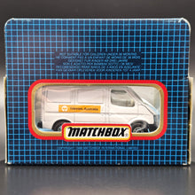 Load image into Gallery viewer, Matchbox 1989 Ford Transit Van White MB60 Telecom Australia Boxed Limited Edition