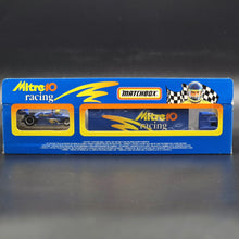 Load image into Gallery viewer, Matchbox 1993 DAF 3300 Spacecab Racing Transporter with Reynard Formula 3000 Car Mitre 10 Racing Team CY-24