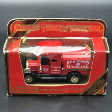 Load image into Gallery viewer, Matchbox 1912-16 Ford Model T Tanker Red Crown Gasoline Red Models Of Yesteryear Y-3