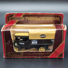 Load image into Gallery viewer, Matchbox 1922 Foden Steam Lorry Brown Hovis Models Of Yesteryear Y-27