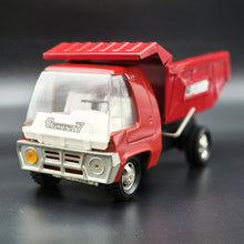 Load image into Gallery viewer, Vintage Pressed Steel Giant 7 Lever Dump Truck Red G.7.D 1:18
