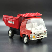 Load image into Gallery viewer, Vintage Pressed Steel Giant 7 Lever Dump Truck Red G.7.D 1:18