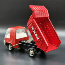 Load image into Gallery viewer, Vintage Pressed Steel Giant 7 Lever Dump Truck Red G.7.D 1:18