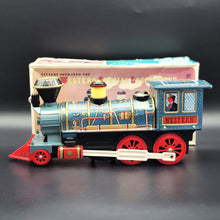 Load image into Gallery viewer, Masudaya New Western Special Locomotive Vintage Battery Operated Toy Pressed Steel