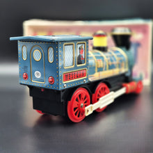 Load image into Gallery viewer, Masudaya New Western Special Locomotive Vintage Battery Operated Toy Pressed Steel