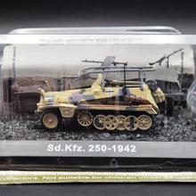 Load image into Gallery viewer, Amercom 1942 German Sd.Kfz. 250/3 Light Armoured Half-Track - Command Variant 1:72 Die Cast Model