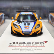 Load image into Gallery viewer, TSM 2011 McLaren MP4-12C GT3 Gulf #21 Macau GP Danny Watts #TSM124376 1:43 Diecast Model