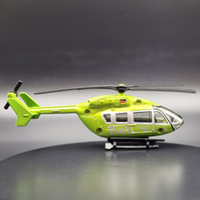 Load image into Gallery viewer, SIKU Helicopter - Eurocopter Heli-Taxi Green/Silver #1647 1:87 Die Cast Model