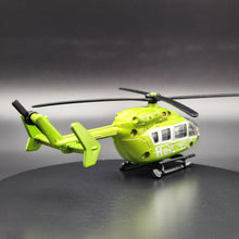 Load image into Gallery viewer, SIKU Helicopter - Eurocopter Heli-Taxi Green/Silver #1647 1:87 Die Cast Model