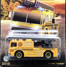 Load image into Gallery viewer, Matchbox 2024 Flame Tamer (Fire Engine) Yellow County Rescue Series 5/6 New