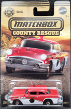 Load image into Gallery viewer, Matchbox 2024 1956 Buick Century Red County Rescue Series 6/6 New
