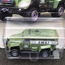Load image into Gallery viewer, Matchbox 2018 MBX S.W.A.T Olive Green #74 MBX Rescue 19/30 New Long Card