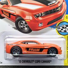 Load image into Gallery viewer, Hot Wheels 2016 '13 Chevrolet COPO Camaro #179 Orange HW Speed Graphics 4/10 New Long Card