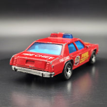 Load image into Gallery viewer, Matchbox 1990 Ford LTD Fire Chief Car Red Motor City Series - Rare