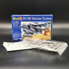 Load image into Gallery viewer, Revell Model Kit 2005 AV-8B Harrier II Plus US Marine Corps Aircraft Model #04038 1:144 Scale Plastic Model Kit