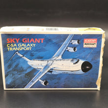 Load image into Gallery viewer, Academy Model Kit 1973 C-5A Galaxy Transport USAF Aircraft Model #1696 1:480 Scale Plastic Model Kit
