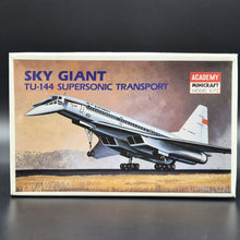 Load image into Gallery viewer, Academy Model Kit 1975 TU-144 Supersonic Aeroflot Transport Aircraft Model #1699 1:360 Scale Plastic Model Kit