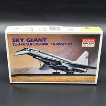 Load image into Gallery viewer, Academy Model Kit 1975 TU-144 Supersonic Aeroflot Transport Aircraft Model #1699 1:360 Scale Plastic Model Kit