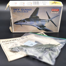 Load image into Gallery viewer, Academy Model Kit 1984 B-1 Excalibur (Lancer) USAF Aircraft Model #1698 1:260 Scale Plastic Model Kit