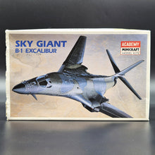 Load image into Gallery viewer, Academy Model Kit 1984 B-1 Excalibur (Lancer) USAF Aircraft Model #1698 1:260 Scale Plastic Model Kit