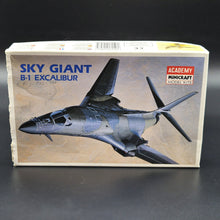 Load image into Gallery viewer, Academy Model Kit 1984 B-1 Excalibur (Lancer) USAF Aircraft Model #1698 1:260 Scale Plastic Model Kit
