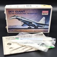 Load image into Gallery viewer, Academy Model Kit 1975 TU-144 Supersonic Aeroflot Transport Aircraft Model #1699 1:360 Scale - Damaged Box