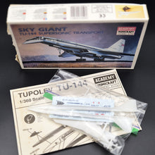 Load image into Gallery viewer, Academy Model Kit 1975 TU-144 Supersonic Aeroflot Transport Aircraft Model #1699 1:360 Scale - Damaged Box