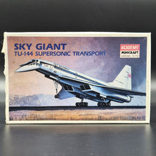 Load image into Gallery viewer, Academy Model Kit 1975 TU-144 Supersonic Aeroflot Transport Aircraft Model #1699 1:360 Scale - Damaged Box