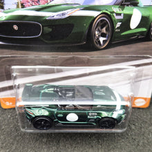 Load image into Gallery viewer, Hot Wheels 2023 '15 Jaguar F-Type Project 7 British Racing Green Forza 3/5 New Long Card