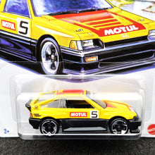 Load image into Gallery viewer, Hot Wheels 2024 1985 Honda CR-X Yellow HW J-Imports 4/5 New Long Card